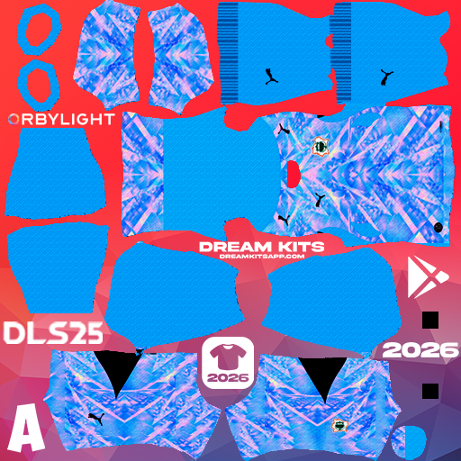 Kit / Uniforme Portero Local Ivory Coast 2026 Dream League Soccer / DLS 2026 512x512 PNG