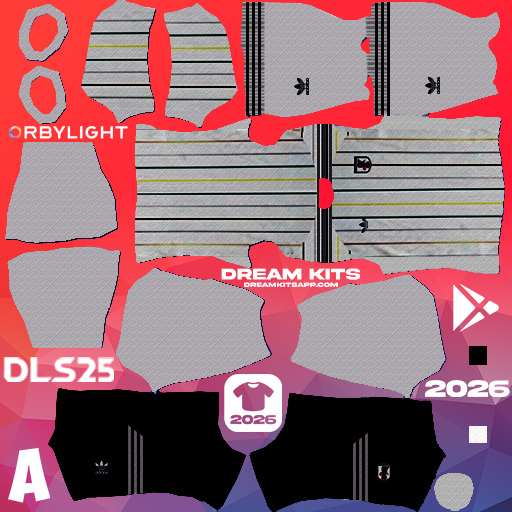 Kit Away Japan 2026 Dream League Soccer / DLS 2026 512x512 PNG