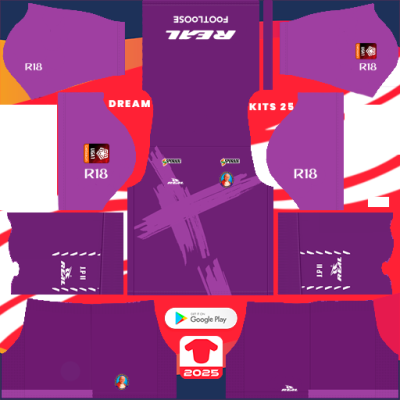Kit / Équipement GB Extérieur Juan Pablo II College 2025 Dream League Soccer 2019 DLS / FTS