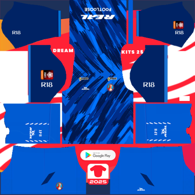 Kit / Équipement GB Domicile Juan Pablo II College 2025 Dream League Soccer 2019 DLS / FTS