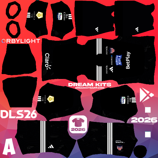 Kit / Uniforme Portero Local Junior 2026 Dream League Soccer / DLS 2026 512x512 PNG