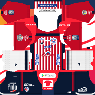 Kit Home Junior 2025 Dream League Soccer 2019 / FTS