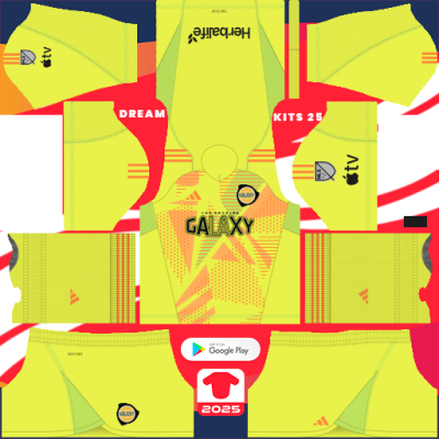 LA Galaxy GK Third kit 2024-2025 Dream League Soccer 2019 / FTS