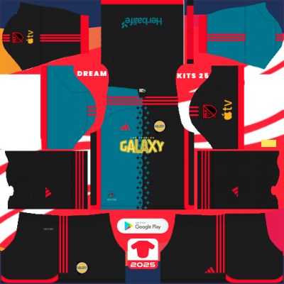 LA Galaxy Third kit 2024-2025 Dream League Soccer 2019 / FTS