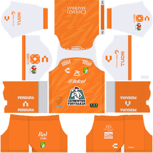 Kit / Uniforme POR Visitante Leon FC 2022-2023 Dream League Soccer 2019 / FTS