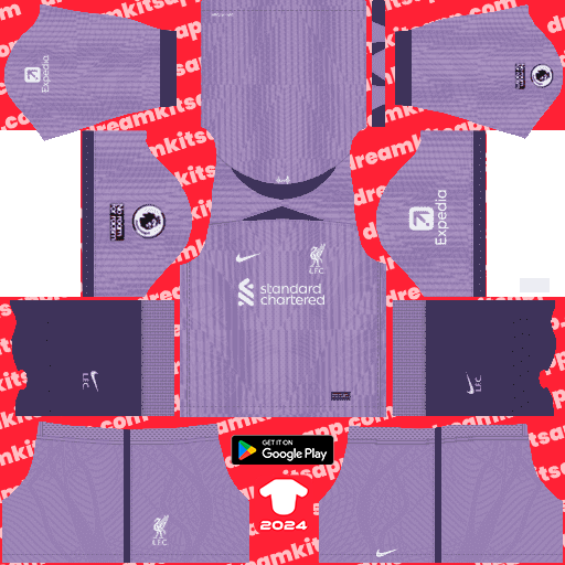 Liverpool Third kit 2023-2024 Dream League Soccer 2019 / FTS