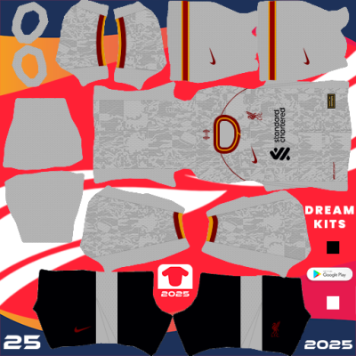 Kit Third Liverpool 2024-2025 Dream League Soccer 2025