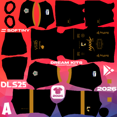 Kit Home Llaneros FC 2025 Dream League Soccer / DLS 2025