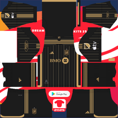 Los Angeles FC Home kit 2024-2025 Dream League Soccer 2019 / FTS