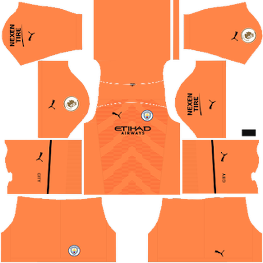 Kit / Uniforme POR Local Manchester City 2022-2023 Dream League Soccer 2019 / FTS