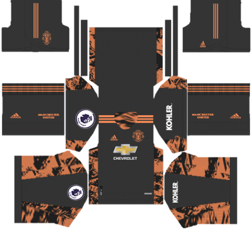 Manchester United GK Home kit 2020-2021 Dream League Soccer Classic