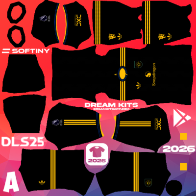 Kit Third Manchester United 2025-2026 Dream League Soccer / DLS 2025