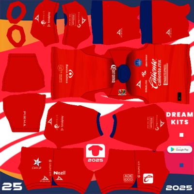 Mazatlán FC Away kit 2024-2025 Dream League Soccer 2024