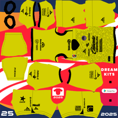 Mazatlán FC GK Away kit 2024-2025 Dream League Soccer 2024