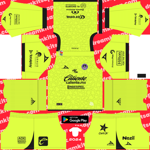 Kit / Uniforme POR Local Mazatlán FC 2024-2025 Dream League Soccer 2019 / FTS