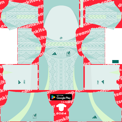 México Away kit 2024 Dream League Soccer 2019 / FTS