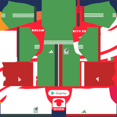 Kit Home México 2026 Dream League Soccer 2019 / FTS