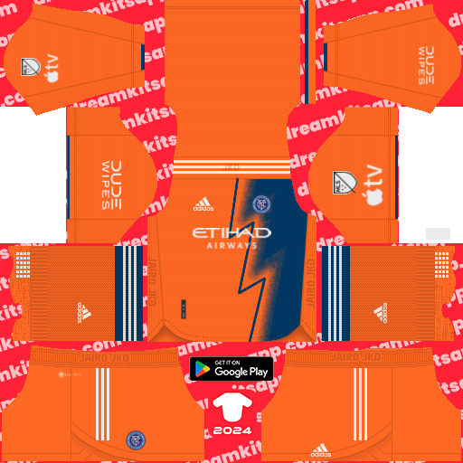 New York City Away kit 2024 Dream League Soccer 2019 / FTS