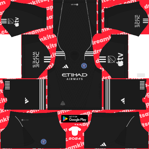 New York City GK Home kit 2024 Dream League Soccer 2019 / FTS