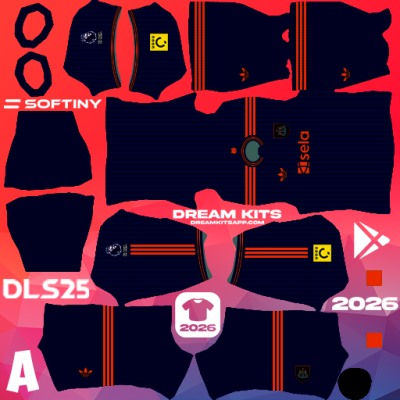 Kit / Equipamento Terceiro Newcastle United 2025-2026 Dream League Soccer / DLS 2025
