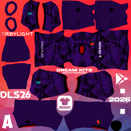 Kit Goalkeeper Away Newell's Old Boys 2026 Dream League Soccer / DLS 2026 512x512 PNG
