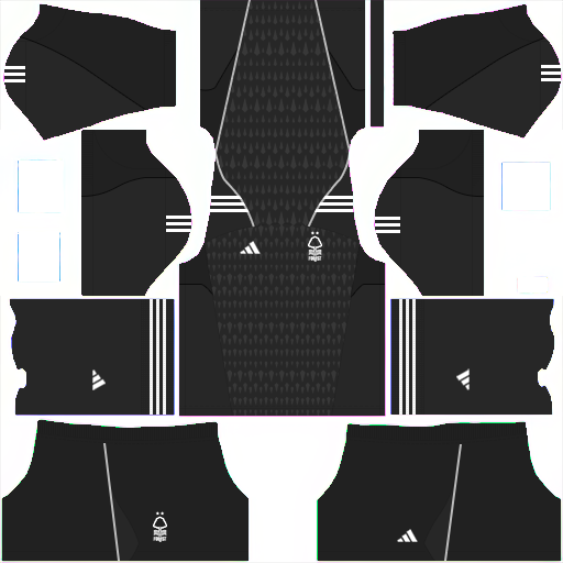 Kit / Uniforme POR Local Nottingham Forest F.C. 2023-2024 Dream League Soccer 2019 / FTS