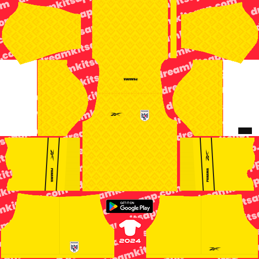 Panamá GK Third kit 2024 Dream League Soccer 2019 / FTS