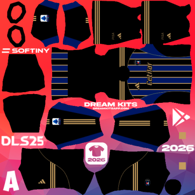 Kit / Uniforme Local Pisa Sporting Club 2025-2026 Dream League Soccer / DLS 2025