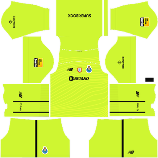 Porto GK Away kit 2022-2023 Dream League Soccer 2019 / FTS