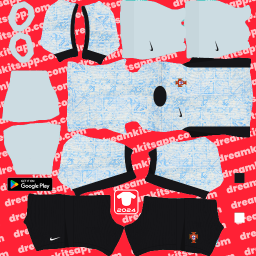 Portugal Away kit 2024 Dream League Soccer 2025