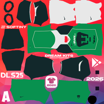 Kit Third Pumas 2025-2026 Dream League Soccer / DLS 2025