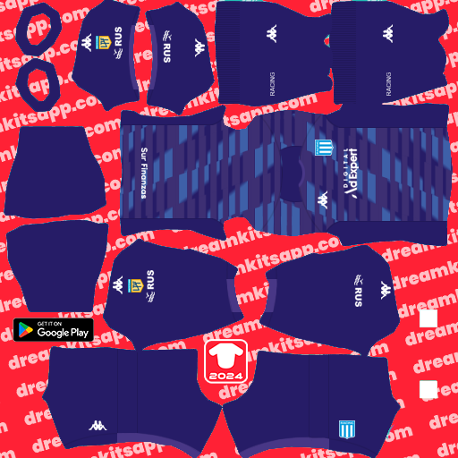 Kit / Uniforme POR Local Racing Club 2024 Dream League Soccer 2025