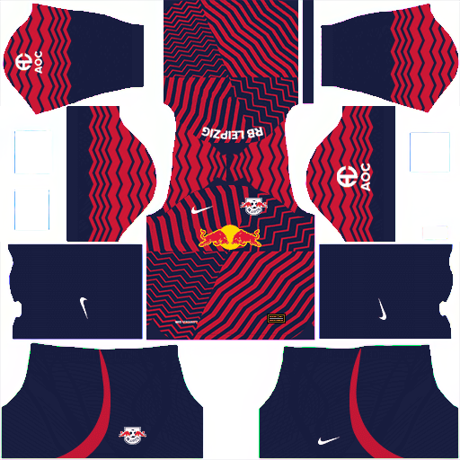 RB Leipzig Away kit 2023-2024 Dream League Soccer 2019 / FTS