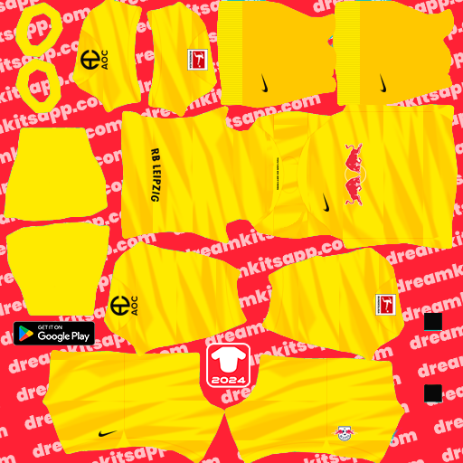 Kit / Uniforme POR Local RB Leipzig 2023-2024 Dream League Soccer 2024