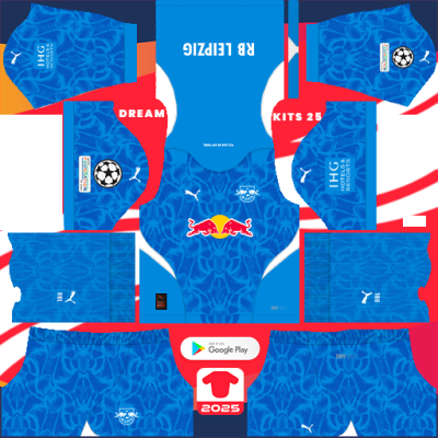 RB Leipzig GK Home kit 2024-2025 Dream League Soccer 2019 / FTS