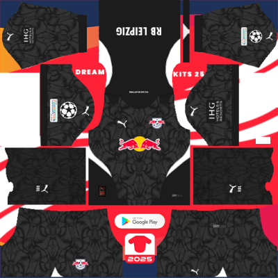 RB Leipzig GK Third kit 2024-2025 Dream League Soccer 2019 / FTS