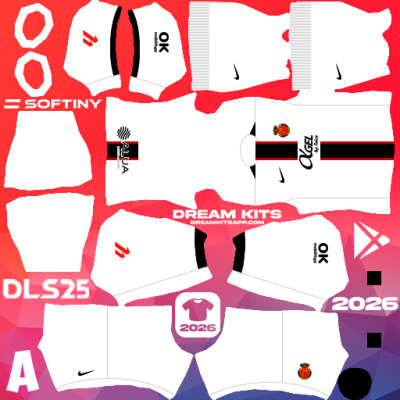 Kit / Uniforme Visita RCD Mallorca 2025-2026 Dream League Soccer / DLS 2025