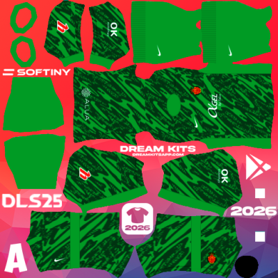 Kit / Uniforme POR Tercero RCD Mallorca 2025-2026 Dream League Soccer / DLS 2025