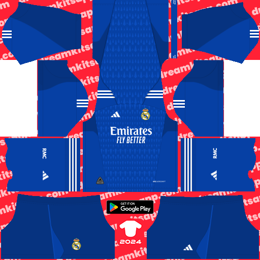 Real Madrid GK Away kit 2023-2024 Dream League Soccer 2019 / FTS