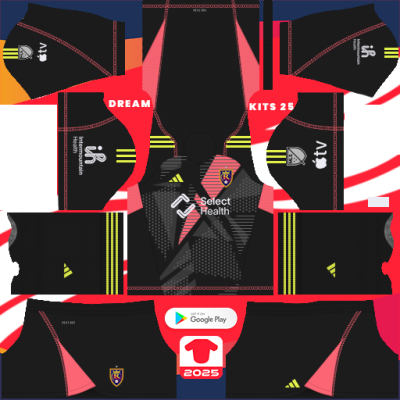 Real Salt Lake GK Home kit 2024-2025 Dream League Soccer 2019 / FTS