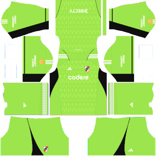 River Plate GK Home kit 2023 Dream League Soccer 2019 / FTS