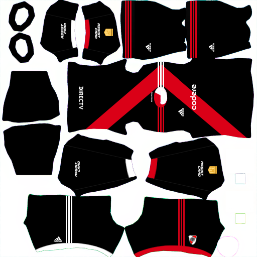 Kit / Uniforme Tercero River Plate 2023 Dream League Soccer 2024