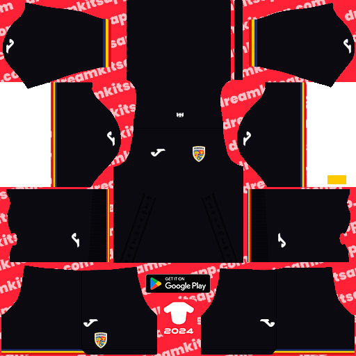 Romania GK Away kit 2024 Dream League Soccer 2019 / FTS