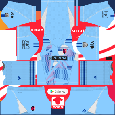 Saint Louis City SC GK Third kit 2024-2025 Dream League Soccer 2019 / FTS