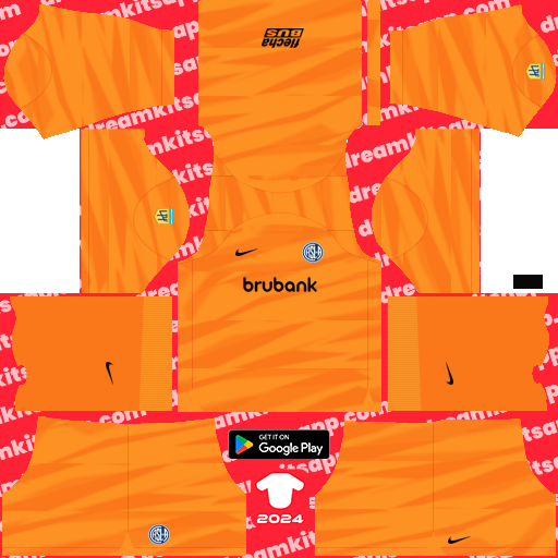 San Lorenzo GK Away kit 2024 Dream League Soccer 2019 / FTS