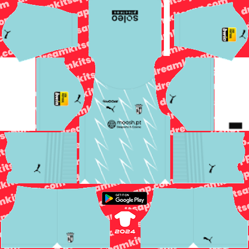 SC Braga Third kit 2023-2024 Dream League Soccer 2019 / FTS