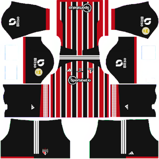 Kit / Uniforme Visitante São Paulo FC 2023 Dream League Soccer 2019 / FTS