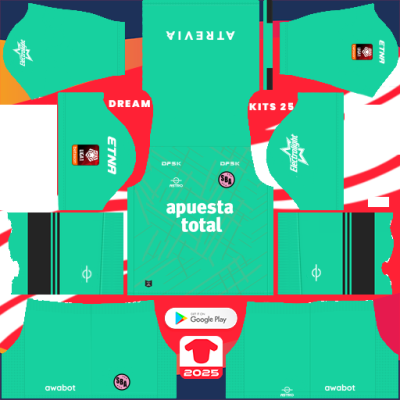 Kit GK Home Sport Boys 2025 Dream League Soccer 2019 DLS / FTS