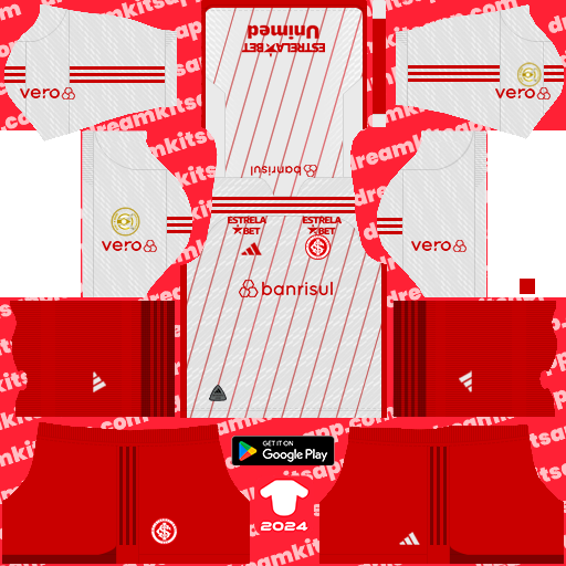 Sport Club Internacional Away kit 2023-2024 Dream League Soccer 2019 / FTS