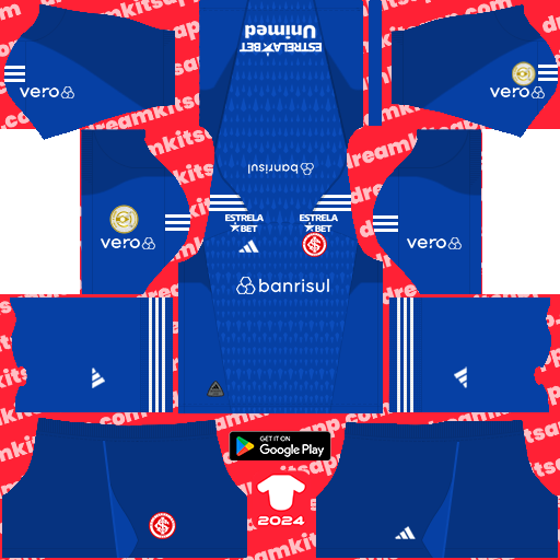 Sport Club Internacional GK Away kit 2023-2024 Dream League Soccer 2019 / FTS